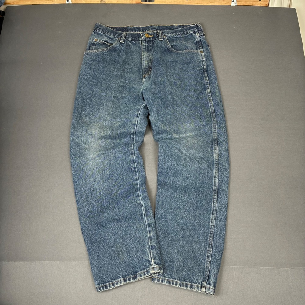 Wrangler Dark Wash Regular Fit Jeans Men's Size 32x29